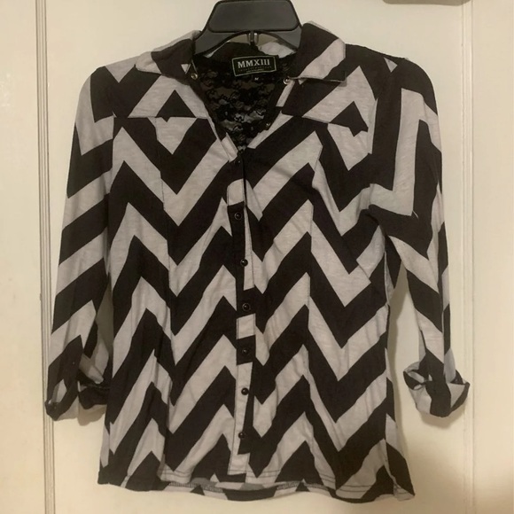 Stripped blouse - Picture 1 of 3